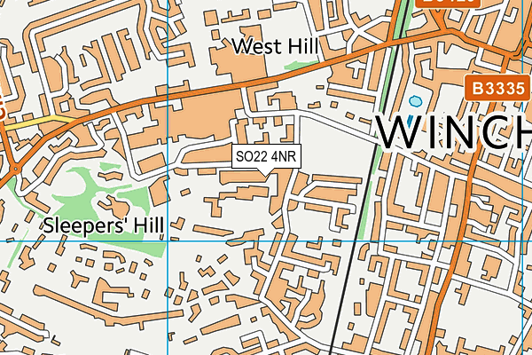 SO22 4NR map - OS VectorMap District (Ordnance Survey) SO22 4NR map - OS VectorMap District (Ordnance Survey)