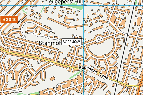 SO22 4QW map - OS VectorMap District (Ordnance Survey) SO22 4QW map - OS VectorMap District (Ordnance Survey)