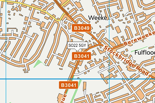 SO22 5GY map - OS VectorMap District (Ordnance Survey) SO22 5GY map - OS VectorMap District (Ordnance Survey)