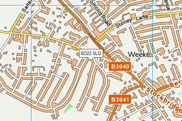 SO22 5LQ map - OS VectorMap District (Ordnance Survey) SO22 5LQ map - OS VectorMap District (Ordnance Survey)