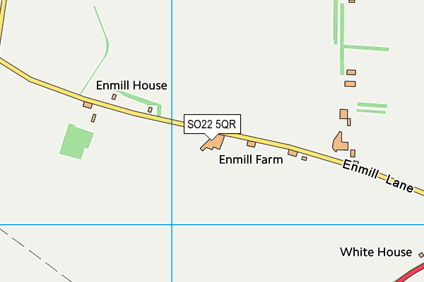 SO22 5QR map - OS VectorMap District (Ordnance Survey) SO22 5QR map - OS VectorMap District (Ordnance Survey)