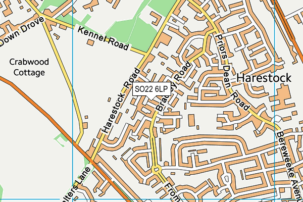 SO22 6LP map - OS VectorMap District (Ordnance Survey) SO22 6LP map - OS VectorMap District (Ordnance Survey)