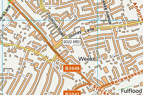 SO22 6RD map - OS VectorMap District (Ordnance Survey) SO22 6RD map - OS VectorMap District (Ordnance Survey)