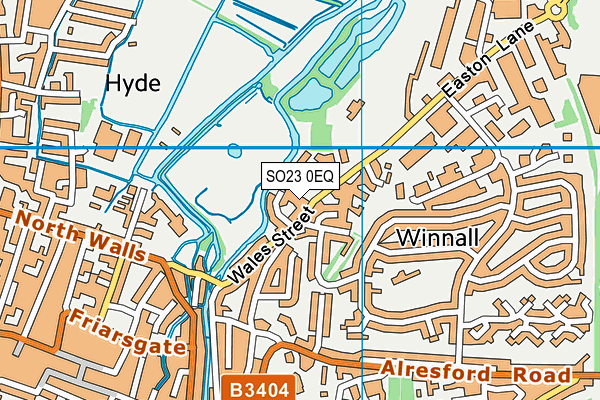 SO23 0EQ map - OS VectorMap District (Ordnance Survey) SO23 0EQ map - OS VectorMap District (Ordnance Survey)