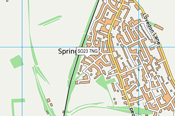 SO23 7NG map - OS VectorMap District (Ordnance Survey) SO23 7NG map - OS VectorMap District (Ordnance Survey)