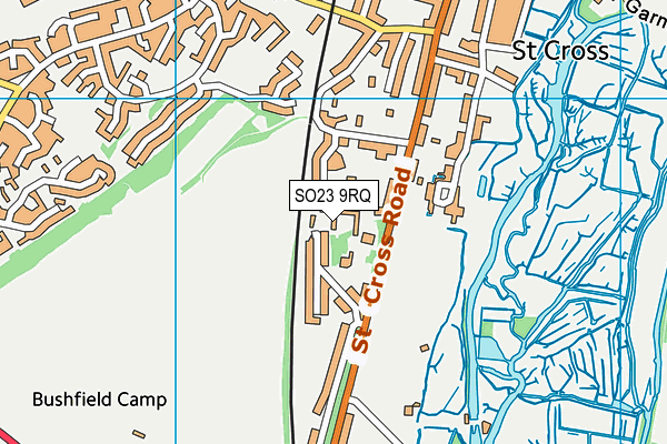 SO23 9RQ map - OS VectorMap District (Ordnance Survey) SO23 9RQ map - OS VectorMap District (Ordnance Survey)