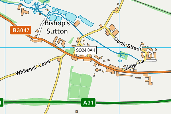SO24 0AH map - OS VectorMap District (Ordnance Survey) SO24 0AH map - OS VectorMap District (Ordnance Survey)