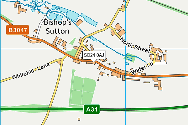 SO24 0AJ map - OS VectorMap District (Ordnance Survey) SO24 0AJ map - OS VectorMap District (Ordnance Survey)