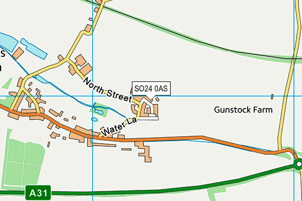 SO24 0AS map - OS VectorMap District (Ordnance Survey) SO24 0AS map - OS VectorMap District (Ordnance Survey)