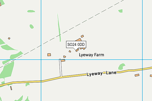 SO24 0DD map - OS VectorMap District (Ordnance Survey) SO24 0DD map - OS VectorMap District (Ordnance Survey)