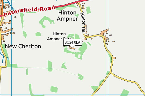 SO24 0LA map - OS VectorMap District (Ordnance Survey) SO24 0LA map - OS VectorMap District (Ordnance Survey)