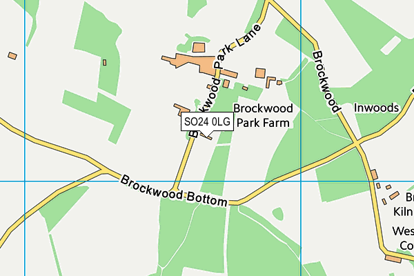 SO24 0LG map - OS VectorMap District (Ordnance Survey) SO24 0LG map - OS VectorMap District (Ordnance Survey)