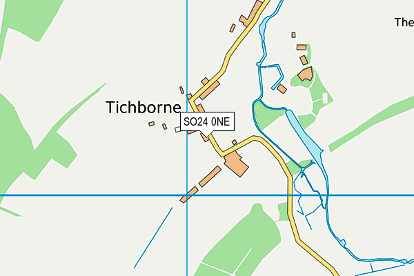 SO24 0NE map - OS VectorMap District (Ordnance Survey) SO24 0NE map - OS VectorMap District (Ordnance Survey)