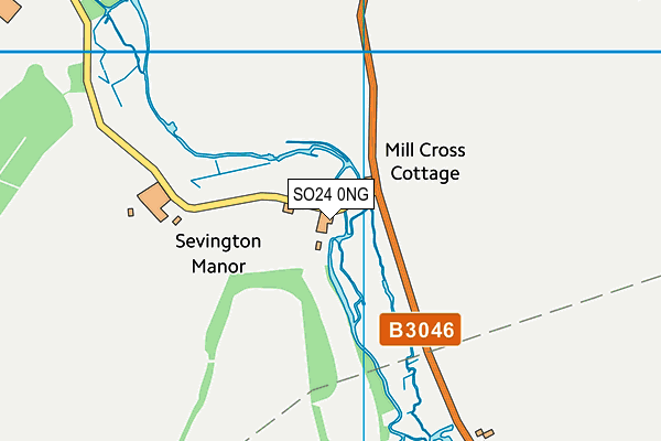 SO24 0NG map - OS VectorMap District (Ordnance Survey) SO24 0NG map - OS VectorMap District (Ordnance Survey)