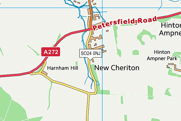SO24 0NJ map - OS VectorMap District (Ordnance Survey) SO24 0NJ map - OS VectorMap District (Ordnance Survey)