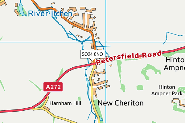 SO24 0NQ map - OS VectorMap District (Ordnance Survey) SO24 0NQ map - OS VectorMap District (Ordnance Survey)