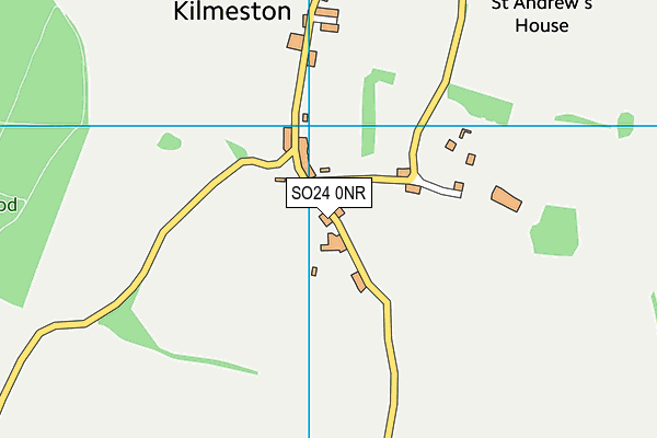 SO24 0NR map - OS VectorMap District (Ordnance Survey) SO24 0NR map - OS VectorMap District (Ordnance Survey)
