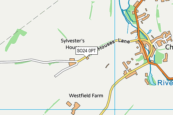 SO24 0PT map - OS VectorMap District (Ordnance Survey) SO24 0PT map - OS VectorMap District (Ordnance Survey)
