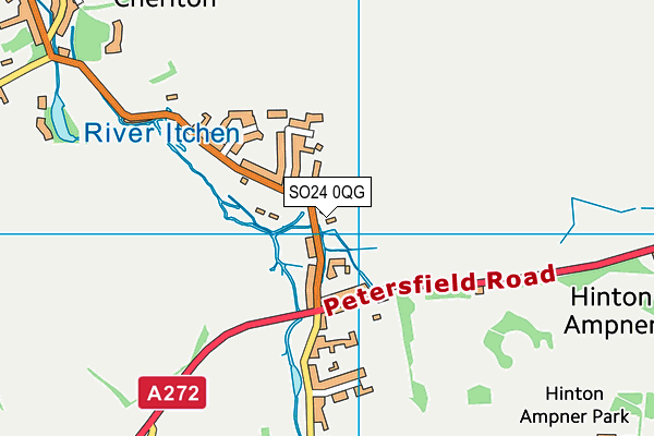 SO24 0QG map - OS VectorMap District (Ordnance Survey) SO24 0QG map - OS VectorMap District (Ordnance Survey)