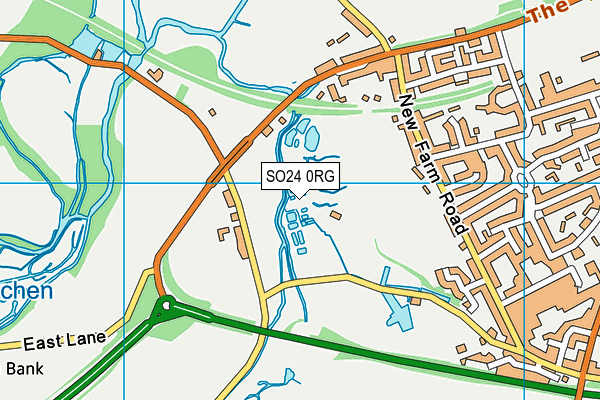 SO24 0RG map - OS VectorMap District (Ordnance Survey) SO24 0RG map - OS VectorMap District (Ordnance Survey)