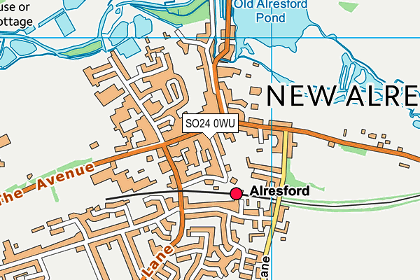 SO24 0WU map - OS VectorMap District (Ordnance Survey) SO24 0WU map - OS VectorMap District (Ordnance Survey)