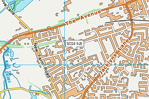 SO24 9JE map - OS VectorMap District (Ordnance Survey) SO24 9JE map - OS VectorMap District (Ordnance Survey)