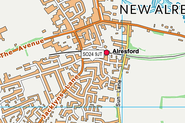 SO24 9JT map - OS VectorMap District (Ordnance Survey) SO24 9JT map - OS VectorMap District (Ordnance Survey)
