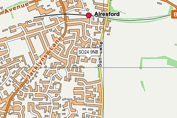 SO24 9NB map - OS VectorMap District (Ordnance Survey) SO24 9NB map - OS VectorMap District (Ordnance Survey)