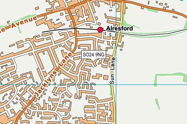 SO24 9NG map - OS VectorMap District (Ordnance Survey) SO24 9NG map - OS VectorMap District (Ordnance Survey)