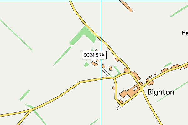 SO24 9RA map - OS VectorMap District (Ordnance Survey) SO24 9RA map - OS VectorMap District (Ordnance Survey)
