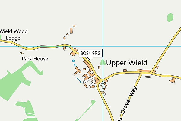 SO24 9RS map - OS VectorMap District (Ordnance Survey) SO24 9RS map - OS VectorMap District (Ordnance Survey)
