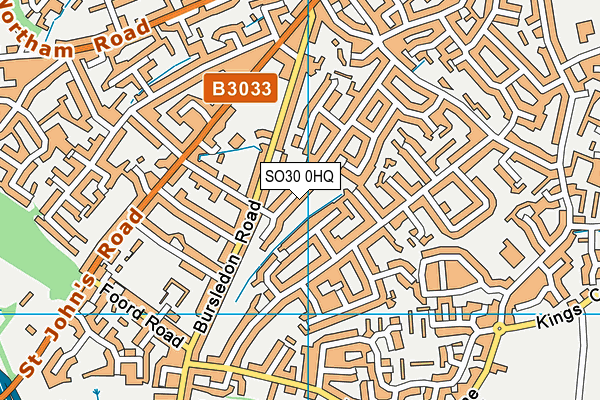 SO30 0HQ map - OS VectorMap District (Ordnance Survey)