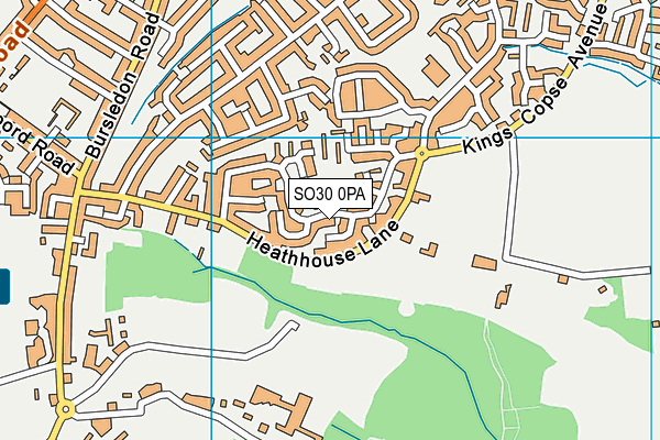 SO30 0PA map - OS VectorMap District (Ordnance Survey) SO30 0PA map - OS VectorMap District (Ordnance Survey)