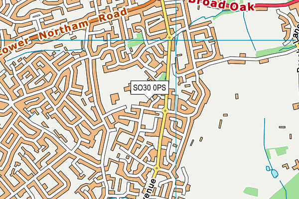 SO30 0PS map - OS VectorMap District (Ordnance Survey) SO30 0PS map - OS VectorMap District (Ordnance Survey)