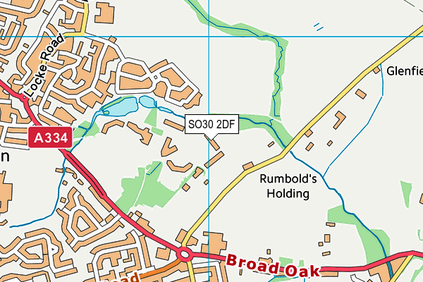 SO30 2DF map - OS VectorMap District (Ordnance Survey) SO30 2DF map - OS VectorMap District (Ordnance Survey)