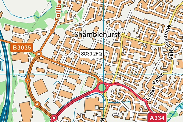 SO30 2FQ map - OS VectorMap District (Ordnance Survey) SO30 2FQ map - OS VectorMap District (Ordnance Survey)
