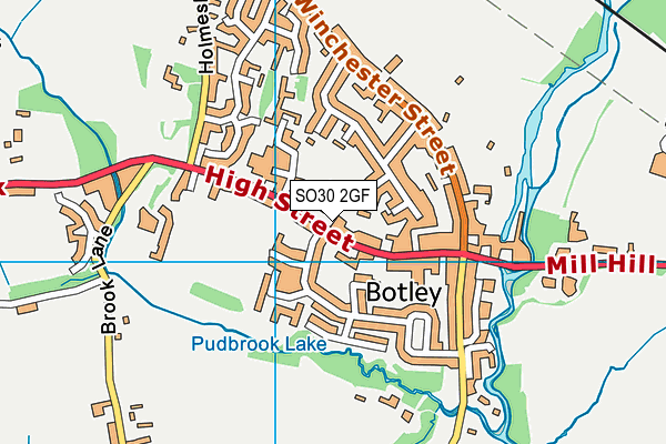 SO30 2GF map - OS VectorMap District (Ordnance Survey) SO30 2GF map - OS VectorMap District (Ordnance Survey)