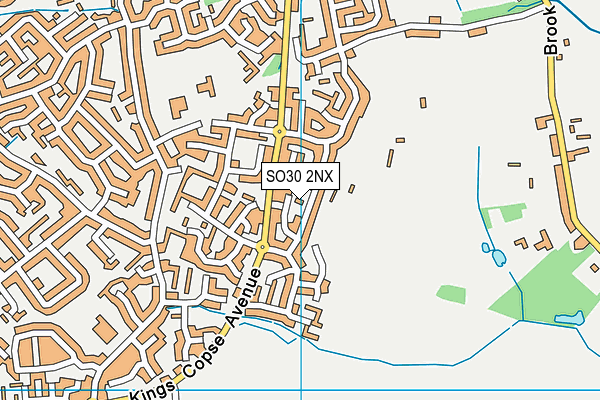 SO30 2NX map - OS VectorMap District (Ordnance Survey) SO30 2NX map - OS VectorMap District (Ordnance Survey)