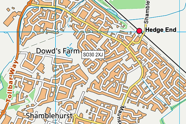 SO30 2XJ map - OS VectorMap District (Ordnance Survey) SO30 2XJ map - OS VectorMap District (Ordnance Survey)