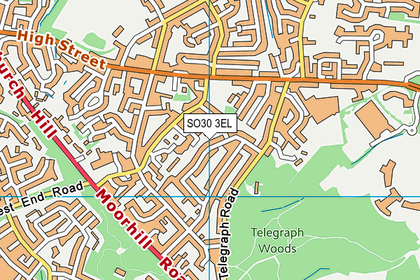 SO30 3EL map - OS VectorMap District (Ordnance Survey) SO30 3EL map - OS VectorMap District (Ordnance Survey)