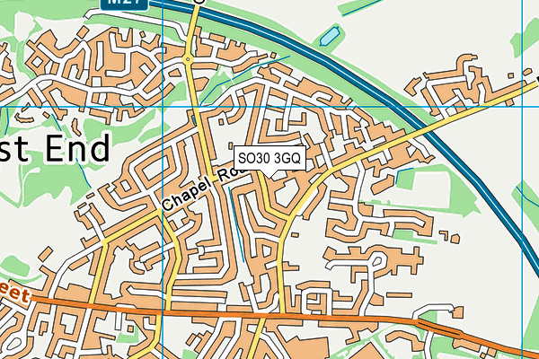 SO30 3GQ map - OS VectorMap District (Ordnance Survey) SO30 3GQ map - OS VectorMap District (Ordnance Survey)