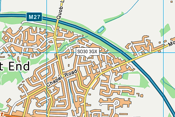 SO30 3GX map - OS VectorMap District (Ordnance Survey) SO30 3GX map - OS VectorMap District (Ordnance Survey)