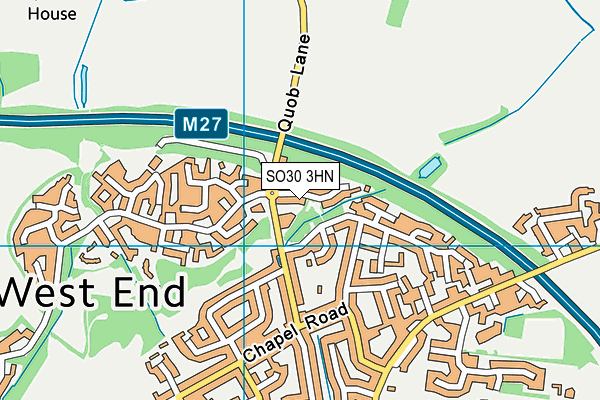 SO30 3HN map - OS VectorMap District (Ordnance Survey) SO30 3HN map - OS VectorMap District (Ordnance Survey)