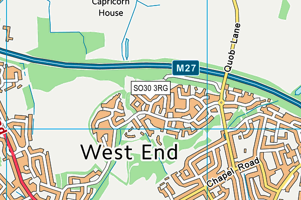 SO30 3RG map - OS VectorMap District (Ordnance Survey) SO30 3RG map - OS VectorMap District (Ordnance Survey)
