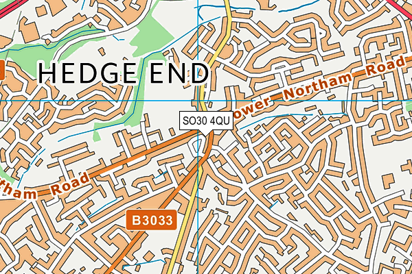SO30 4QU map - OS VectorMap District (Ordnance Survey) SO30 4QU map - OS VectorMap District (Ordnance Survey)