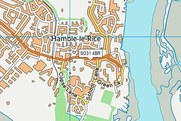 SO31 4BR map - OS VectorMap District (Ordnance Survey)