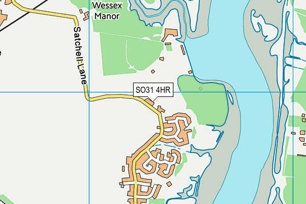 SO31 4HR map - OS VectorMap District (Ordnance Survey) SO31 4HR map - OS VectorMap District (Ordnance Survey)