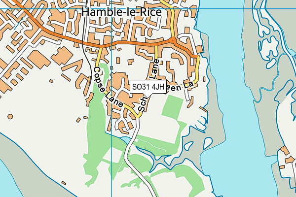 SO31 4JH map - OS VectorMap District (Ordnance Survey) SO31 4JH map - OS VectorMap District (Ordnance Survey)