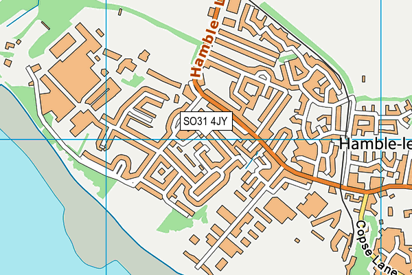 SO31 4JY map - OS VectorMap District (Ordnance Survey) SO31 4JY map - OS VectorMap District (Ordnance Survey)