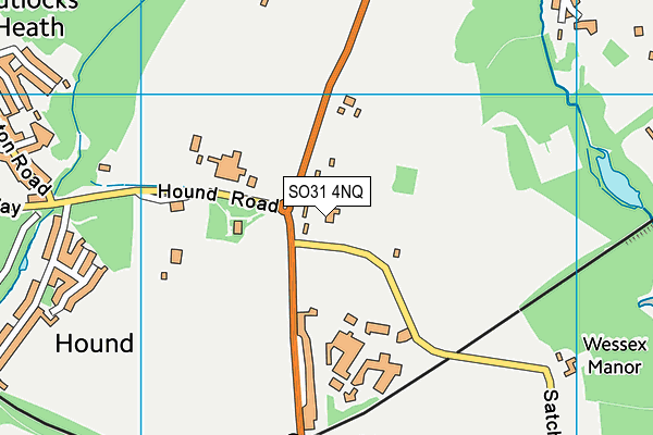 SO31 4NQ map - OS VectorMap District (Ordnance Survey) SO31 4NQ map - OS VectorMap District (Ordnance Survey)